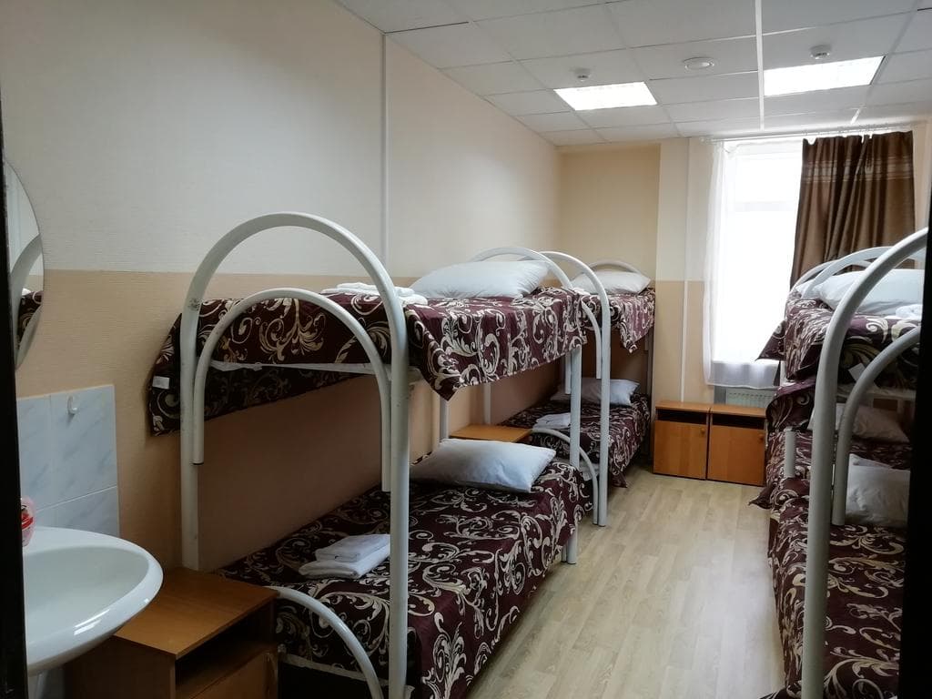Кровать для хостела металлическая КМ22